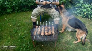 Настоящий Шашлык "По-Советски"  - часть 2 Поджарка  [EN SUB]