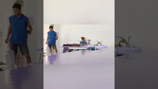 Оформление стен в классе английского языка. Британский флаг. смотреть онлайн