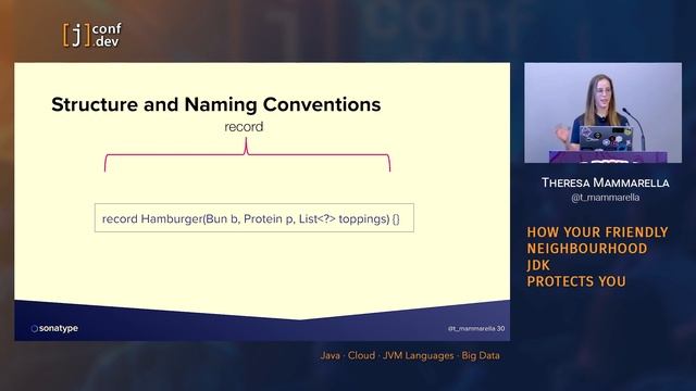 Jconf 2022 - Theresa Mammarella - How Your Friendly Neighbourhood JDK Protects You смотреть онлайн