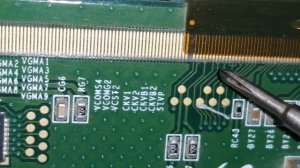How to repair Lcd tv double image Complaint SONY KLV 32BX300 PANEL 320AP04S4LV1 5 DOUBLE IMAGE
