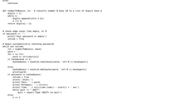 Code Review: SHA-1 and MD5 BruteForce in Python 3.7 смотреть онлайн
