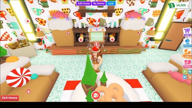 ?CHRISTMAS UPDATE! GINGERBREAD HOUSE TOUR ON ADOPT ME!!!? смотреть онлайн