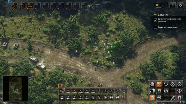 Прохождение Sudden Strike 4 - The Pacific War #7 - Бой за Мьичину [США] смотреть онлайн