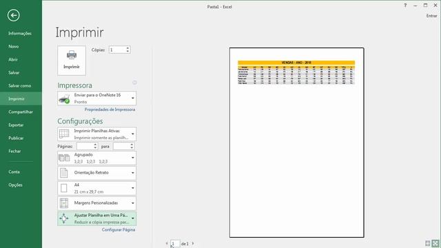 Como Imprimir em UMA Página no Excel? Ajustar Planilha Excel à uma Página - Dica de Excel смотреть онлайн