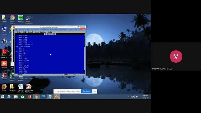 Executing MASM Programs In Dosbox
