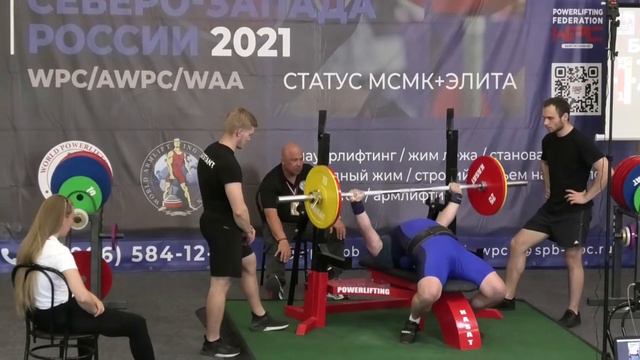 Народный жим. Беляев Дмитрий. 105 кг.