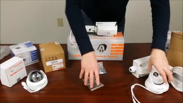 Various Hikvision IP Camera Mounting Options Includes New EXIR with unboxing by Intellibeam com смотреть онлайн