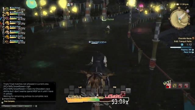 FINAL FANTASY XIV: A Realm Reborn Chocobo Race смотреть онлайн