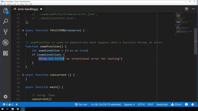 JavaScript Promises #5: Error Handling | التعامل مع الأغلاط смотреть онлайн