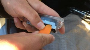 Kia Rio 3/Замена лампы в плафоне багажного отделения на Киа Рио 3.