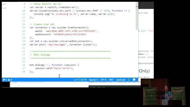 Building Bots with Node js on Microsoft Bot Framework смотреть онлайн