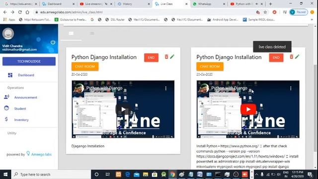 Python with Django смотреть онлайн