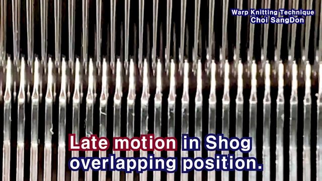 Pattern Drive Shog Setting. Tricot Warp Knitting Machine. Karl Mayer. Design. 트리코트 경편기 설정  편직 편물 니트