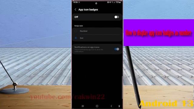 Samsung Galaxy S23 Ultra : How to display app icon badges as number смотреть онлайн