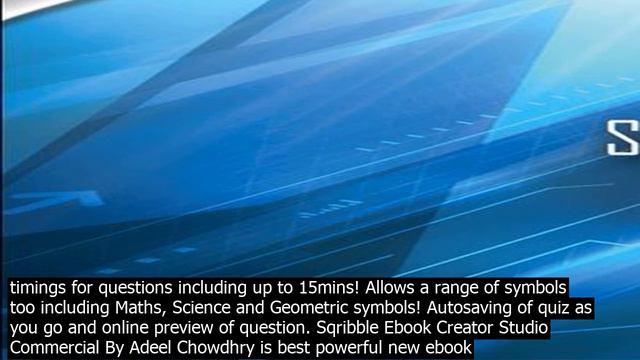 Ebook creator sqrribble quiz · wondershare wondershare is a software tool which makes cr смотреть онлайн