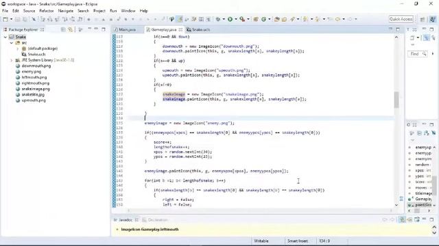 How to make a Snake game using java смотреть онлайн