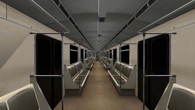 Поездка в Нижнемуровском метрополитене | От Комсомола до Парка Победы на 81-717/714 смотреть онлайн