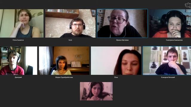 Литературный семинар с Ириной Щегловой от 22.04.2017г.