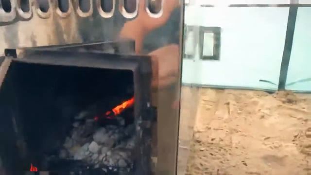 Тестирование мобильной бани для всех желающих, обское море! 1 смотреть онлайн