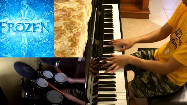 Let it go Piano and Drums Cover смотреть онлайн