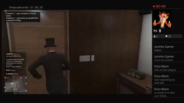 GTA V PROMOVENDO A BOATE# VEM PRA LIVE do TioZao # GTA V ps4!!!! смотреть онлайн