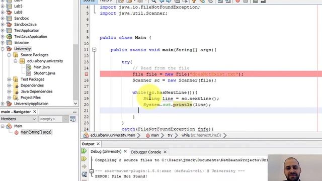 Exceptions & Error Handling in Java смотреть онлайн