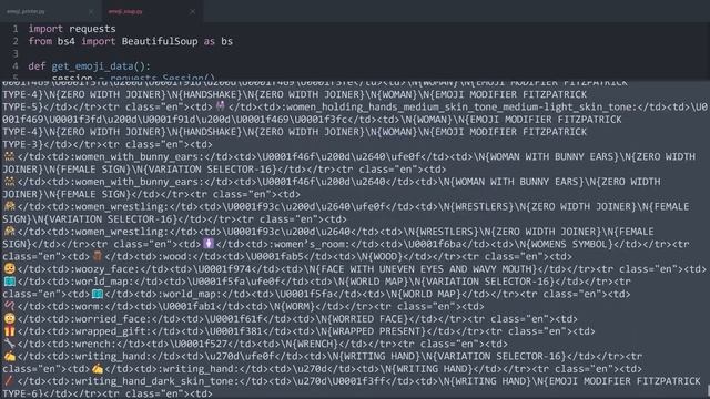 ? Emojis in Python ? смотреть онлайн