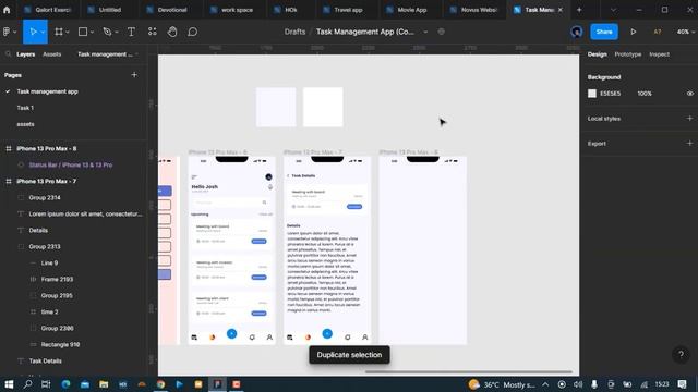 Design a Task Management App in Figma || UI UX Design speed art #figma #uidesign #mobile смотреть онлайн
