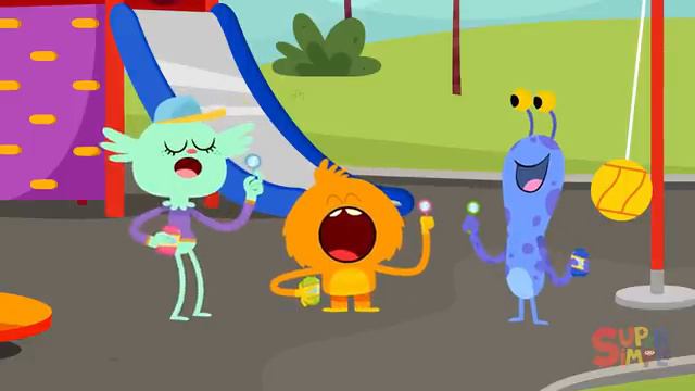 Lets Blow A Bubble / Bubbles Song for Kids /Rhymington Square смотреть онлайн