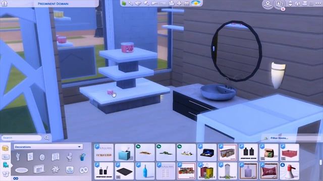 SIMS 4 BATH AND BODY WORKS ?RETAIL STORE SPEED BUILD смотреть онлайн