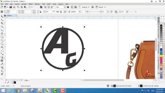 Emboss working in Leather of CorelDraw 2017 tutorial by, Amjad Graphics Designer смотреть онлайн