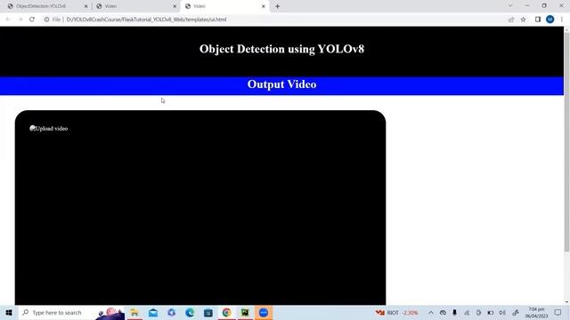 YOLOv8 Course - Real Time Object Detection Web Application using YOLOv8 and Flask - Webcam/IP Camer смотреть онлайн