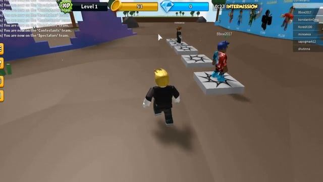 Hole In The Wall УБЕГАЕМ от СТЕНЫ ЧЕЛЛЕНДЖ ИСПЫТАНИЕ в ROBLOX Игровой летсплей смотреть онлайн