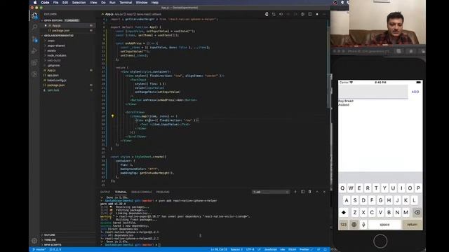 Copy of React Native with Expo смотреть онлайн