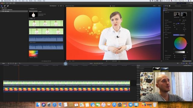 Final Cut Pro X - ХРОМАКЕЙ (зелёный экран)