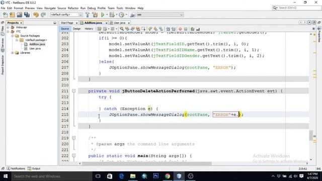 How To Remove JTable Selected Row In Java Using NetBeans With Source Code смотреть онлайн
