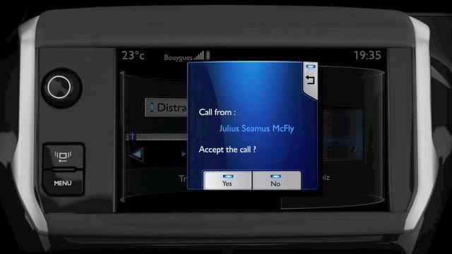 Peugeot 208. Manejo de la pantalla táctil de 7 pulgadas.