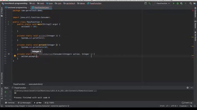How to Pass a Function as a Parameter to Another Function in Java смотреть онлайн