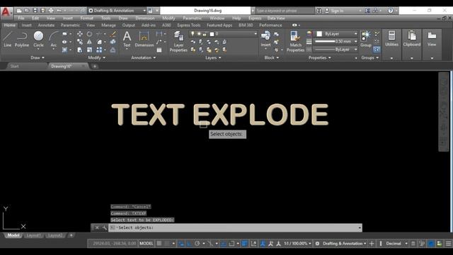 ?How To Text Explode in autocad? TXTEXP command?TEXT EXPLODE in AutoCAD смотреть онлайн