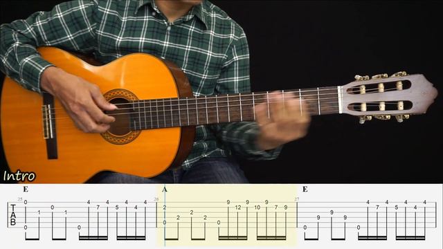 Goodbye - Air Supply - Fingerstyle Guitar Tutorial TAB + Chords + Lyrics смотреть онлайн