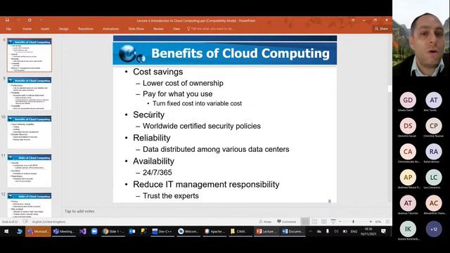 Cloud Computing Lecture смотреть онлайн