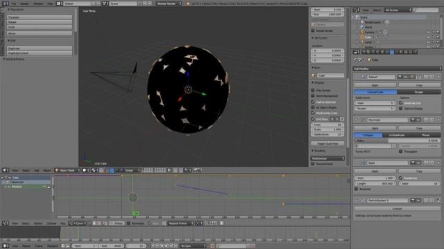 Blender 3D Sphere Effect смотреть онлайн