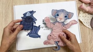 Бумажная шарнирная Пикси/кукла для души/#кошечкапикси