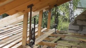 Пристройка к дому своими руками! Поднял и нарастил крышу дома без разборки!