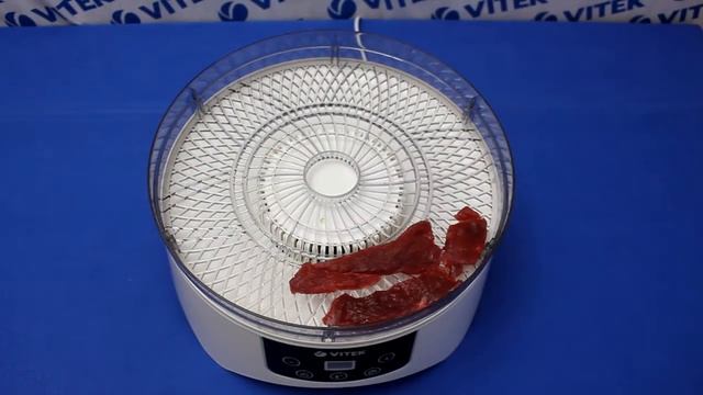 Рецепт приготовления сушеной говядины в сушилке для овощей VITEK VT-5050 W смотреть онлайн