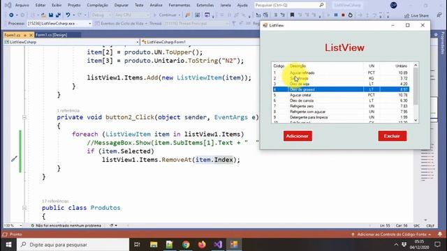 C#, o controle ListView (classe). C Sharp Windows Form смотреть онлайн