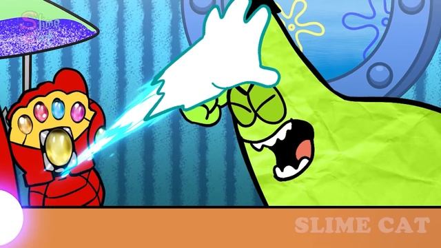 Superhero Food Challenge! ?♂️?| HERO MUKBANG ANIMATION | Spider-man vs Hulk?  | SLIME CAT