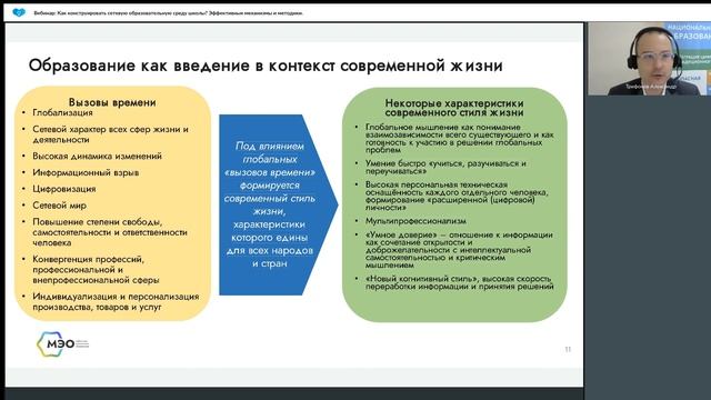Как конструировать сетевую образовательную среду школы? Эффективные механизмы и методики смотреть онлайн