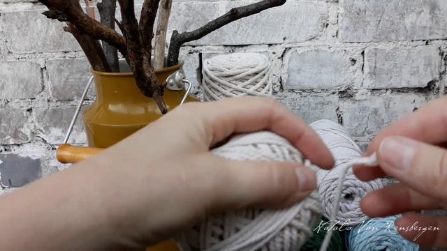 Материалы и оборудование для макраме _ интерьерное макраме _ из чего плести смотреть онлайн