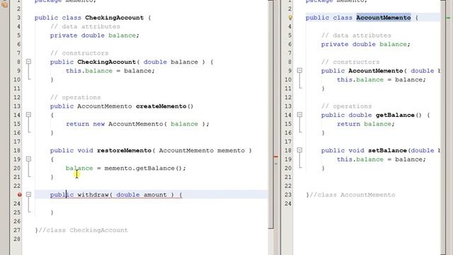 Week 14 Memento Design Pattern Part 3 смотреть онлайн
